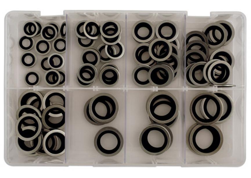 Diverse metrische gelijmde afdichtings- ringen (Dowty) 90 stuks