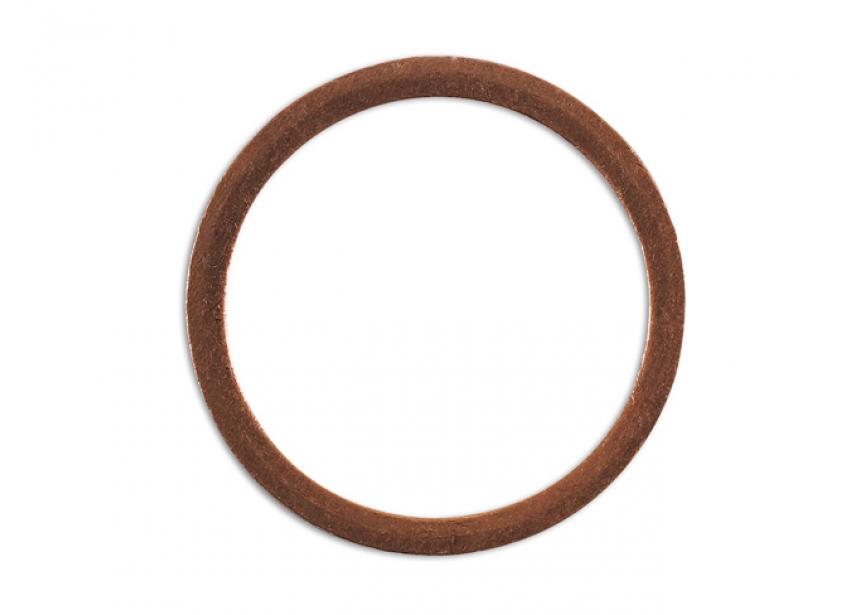 Carterstop ringen koper 18x22x1.5mm 10stuks
