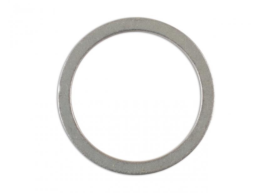 Carterstop ringen aluminium 22x27x1.5mm 10stuks