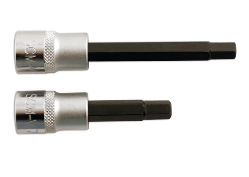 Zeskantbitset 7 mm 2 stuks 