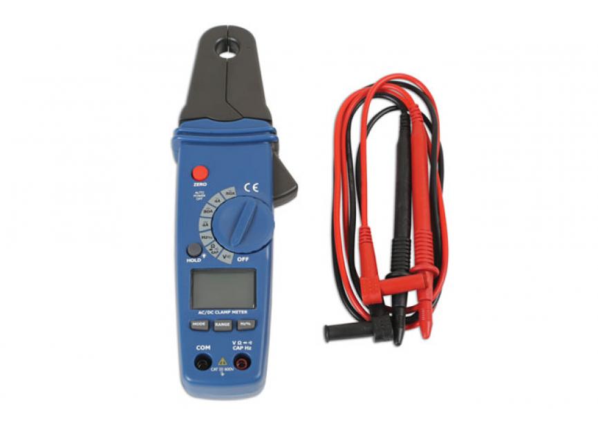 Mini AC/DC digitale stroomtang CAT III 80A