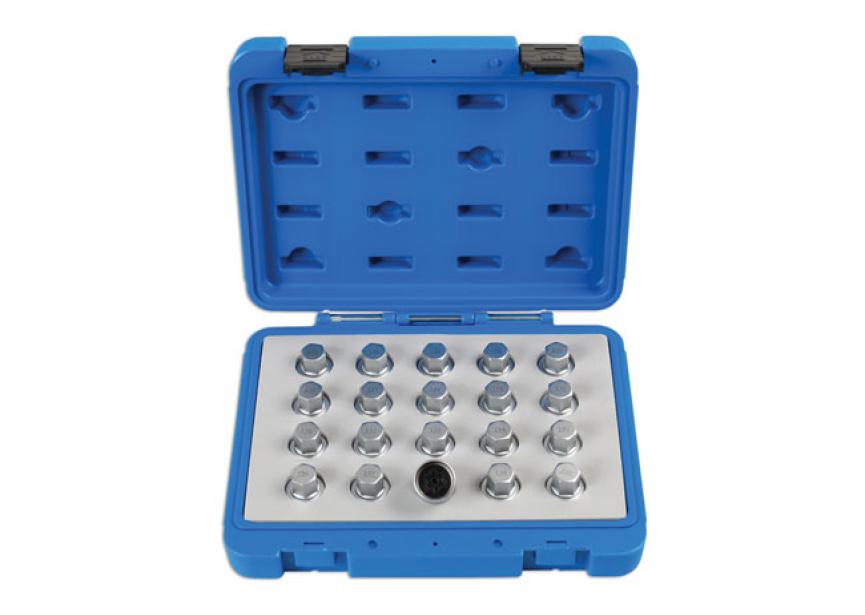 Set van 20 afsluitbare wielmoersleutels Vauxhall, Opel