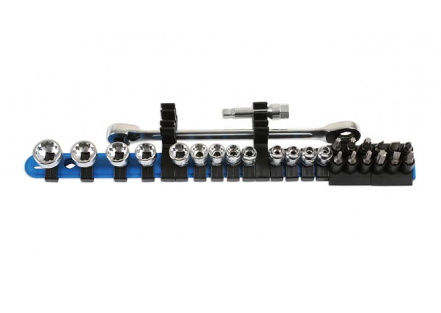 Low Profile Alldrive Doppen- en Bitset 1 D 27-delig
