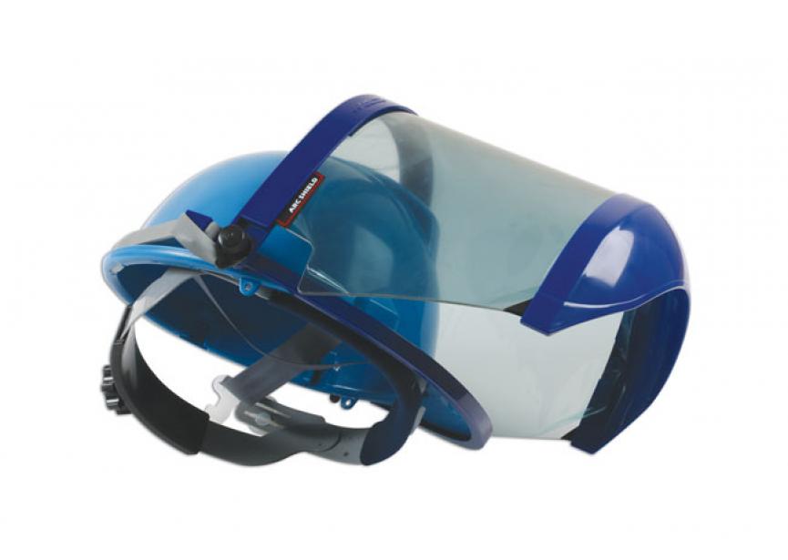 Gelaatsscherm anti vlamboog met helm en kinbescherming