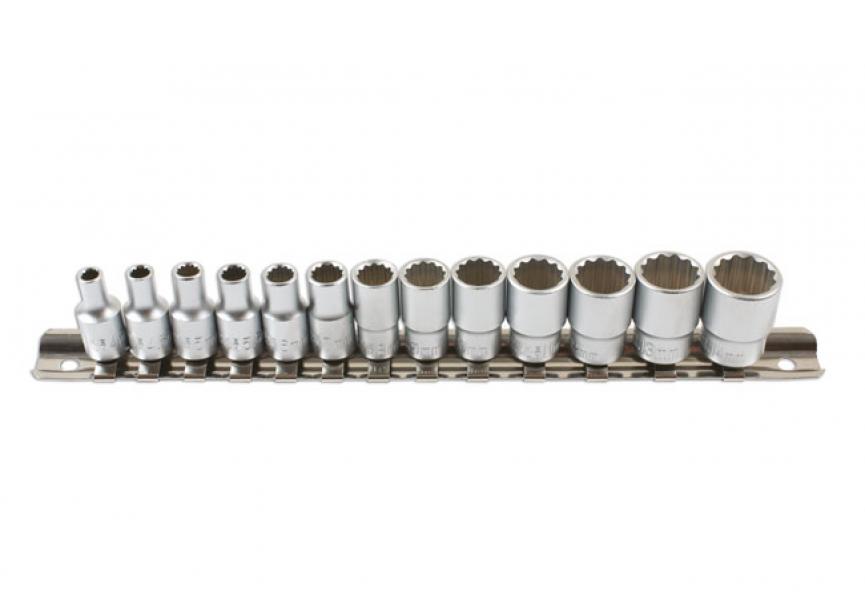 Bi-Hex standaard doppenset 1/4D 13-delig