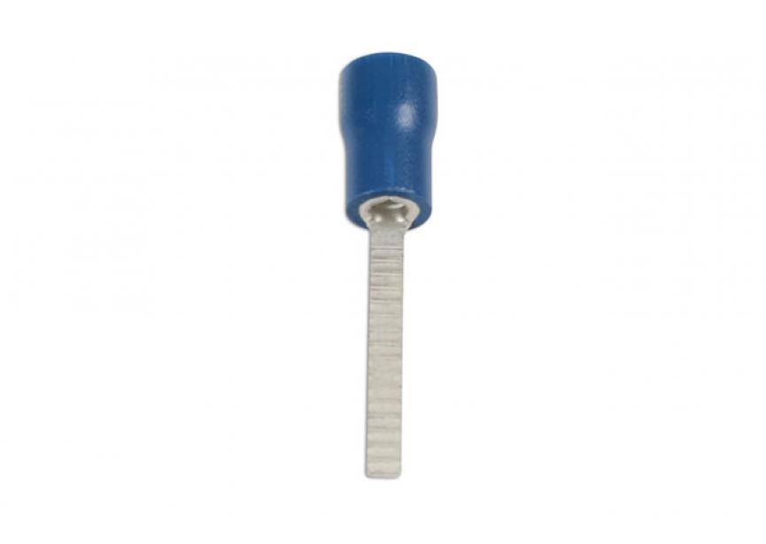 Kabelschoen blauw Blade 2.3mm 100st