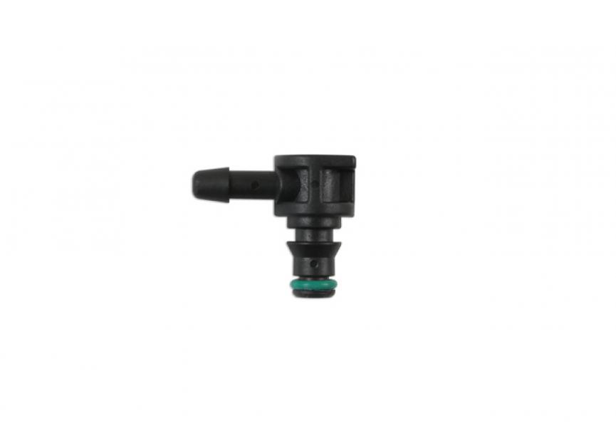 Leidingconnector hoek 90° 4mm x 6mm 