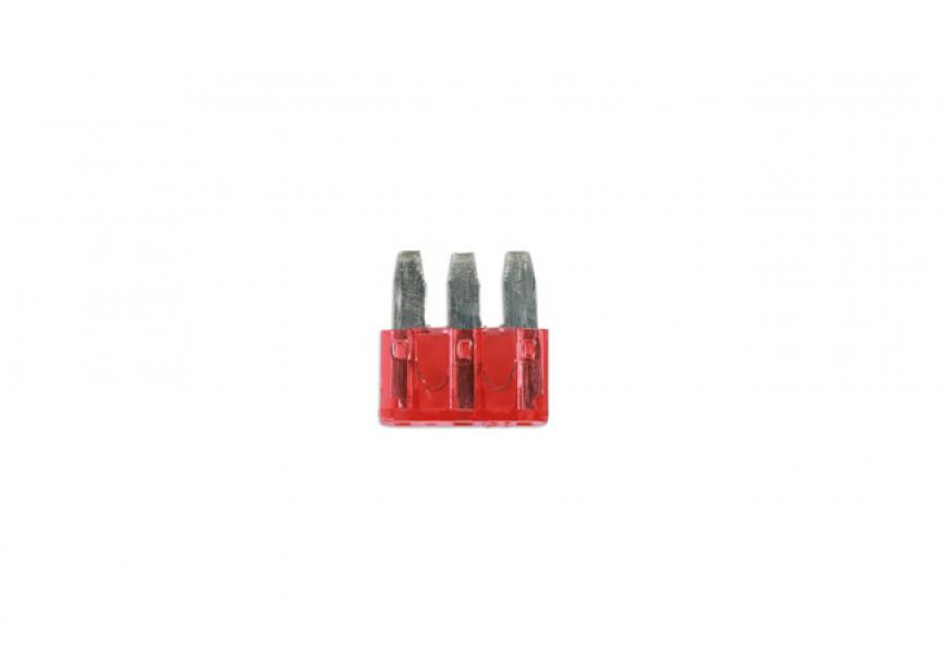 Micro 3 steekzekeringen 10 amp 25st
