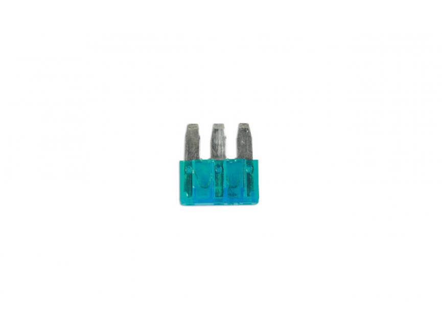 Micro 3 steekzekeringen 15 amp 25st
