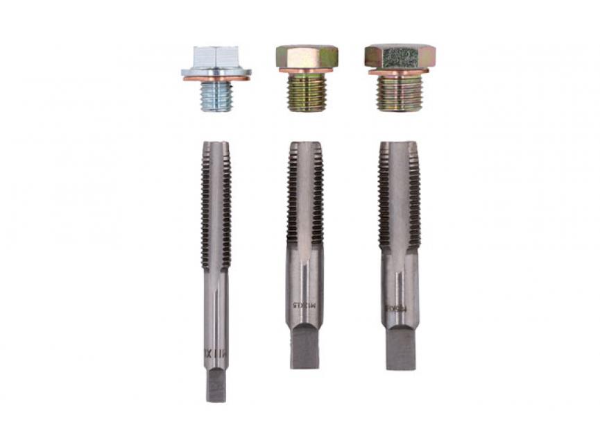 Reparatieset voor olieaftappluggen 39-delig