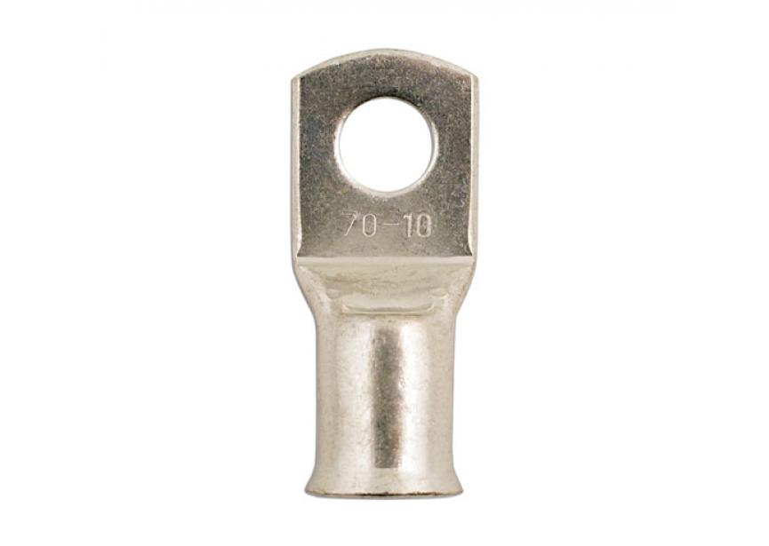 Koperen buisklemmen 70 mm² x 10,0 mm 10 stuks