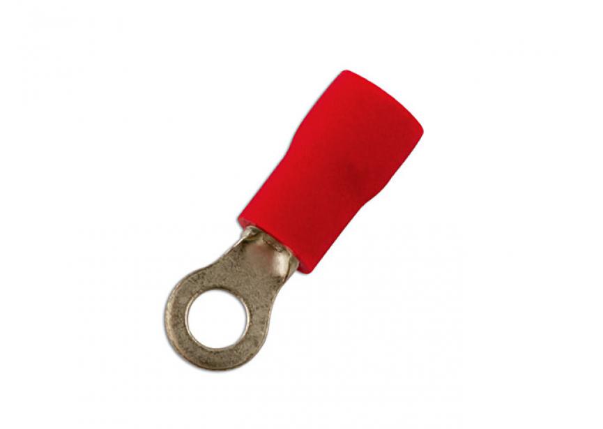 Kabelschoen rood Ring 4.3mm 100st