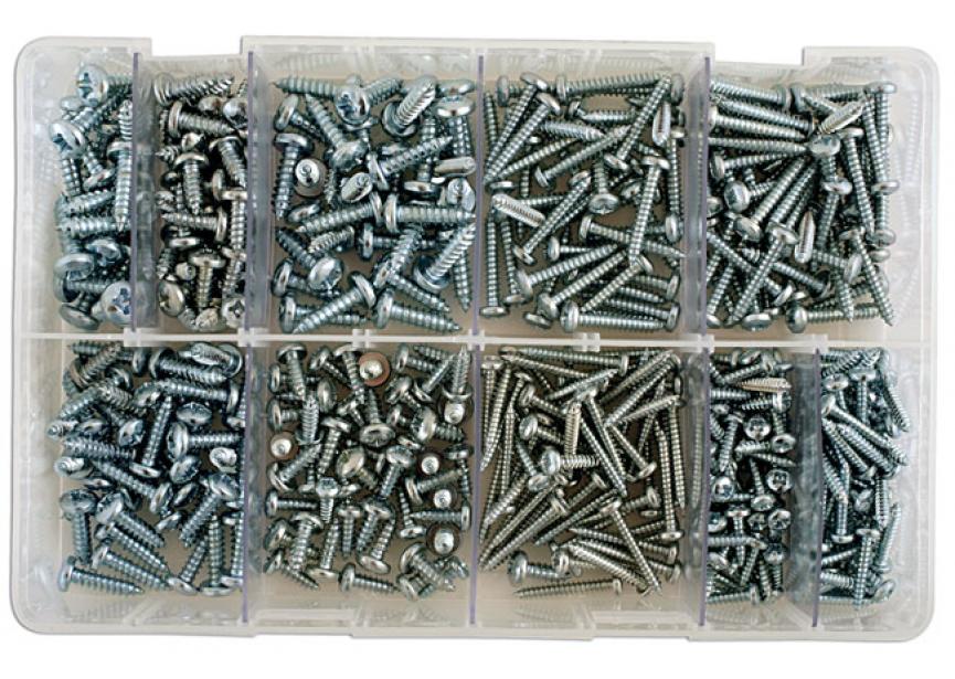 Assortimentdoos zelftapschroeven 330stuks