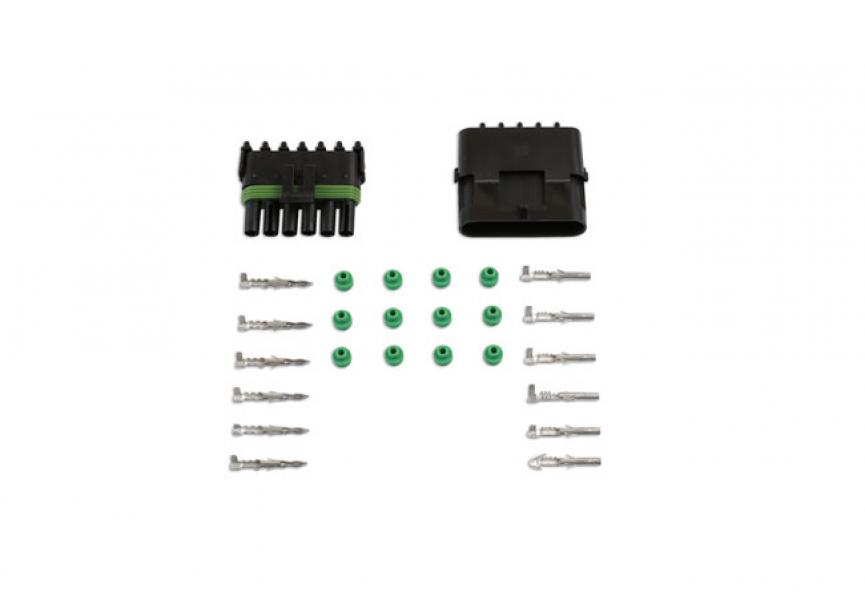 Delphi Connector set 6 pin - 26stuks 