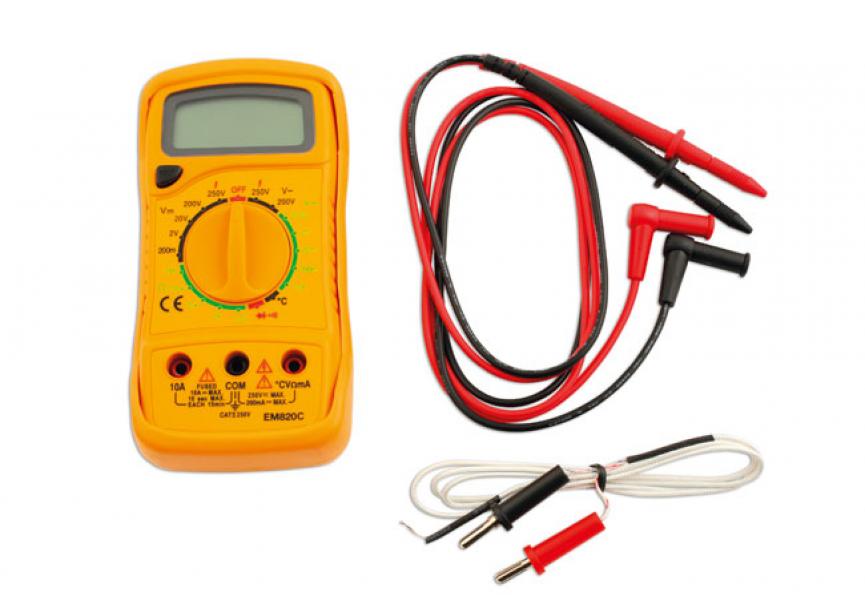 Multimeter/Temperatuurtester - Digitaal 