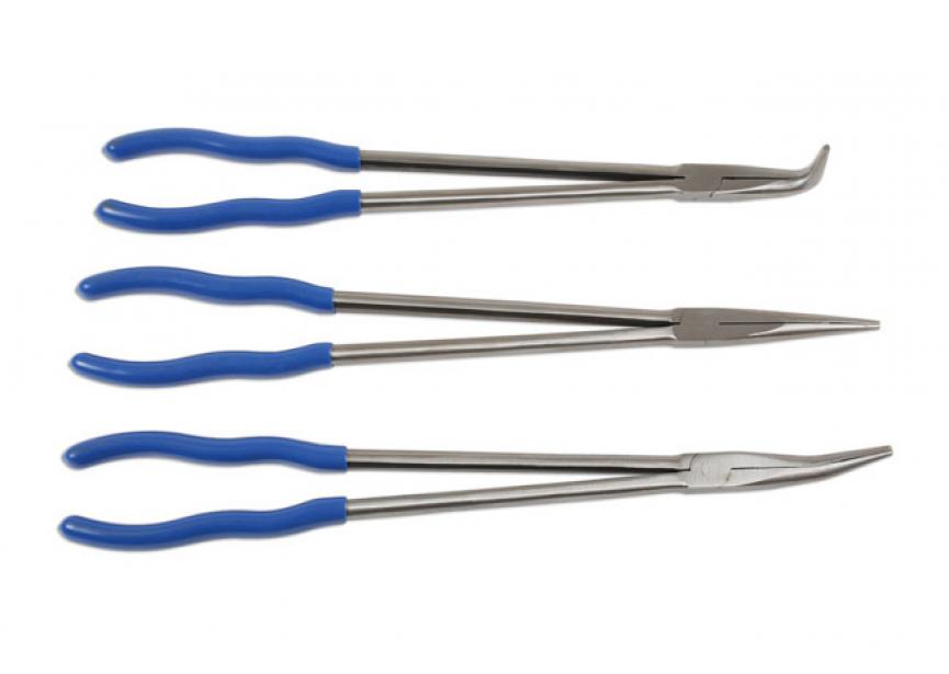 Set van 3 lange tangen 