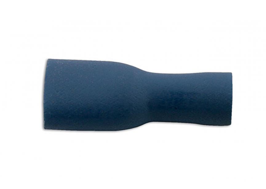 Kabelschoen blauw F Iso Push-On 6.3mm 100st