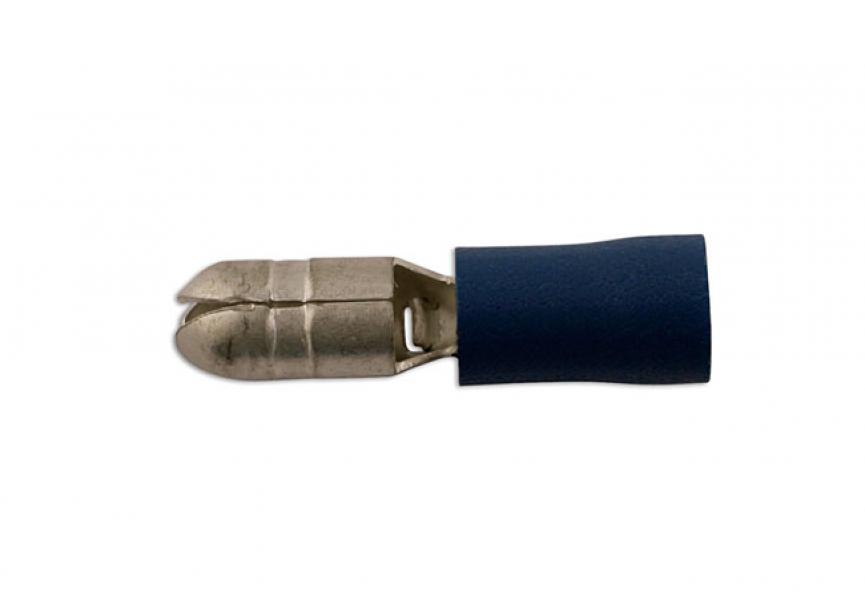 Kabelschoen blauw Bullet 5.0mm 100st