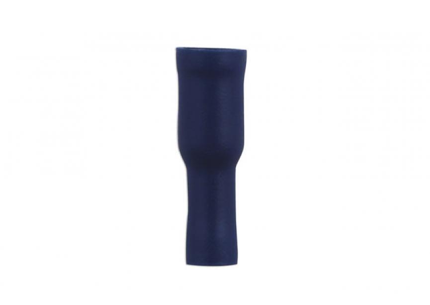 Kabelschoen blauw F Bullet 5mm 10stuks