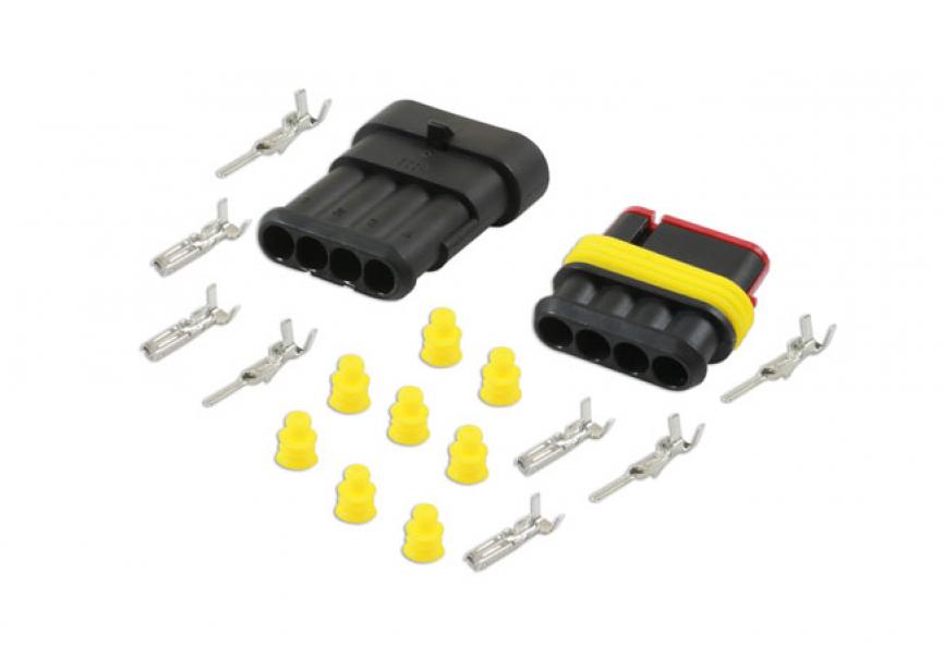 Automotive elektrische superseal connector kit 4 pin 18st