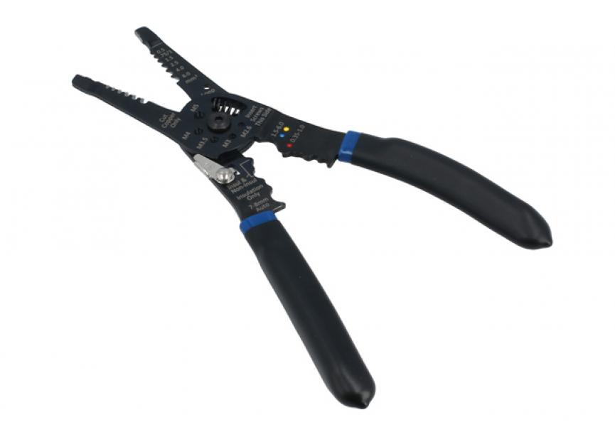 Multifunctionele strip-,krimp- en snijta 