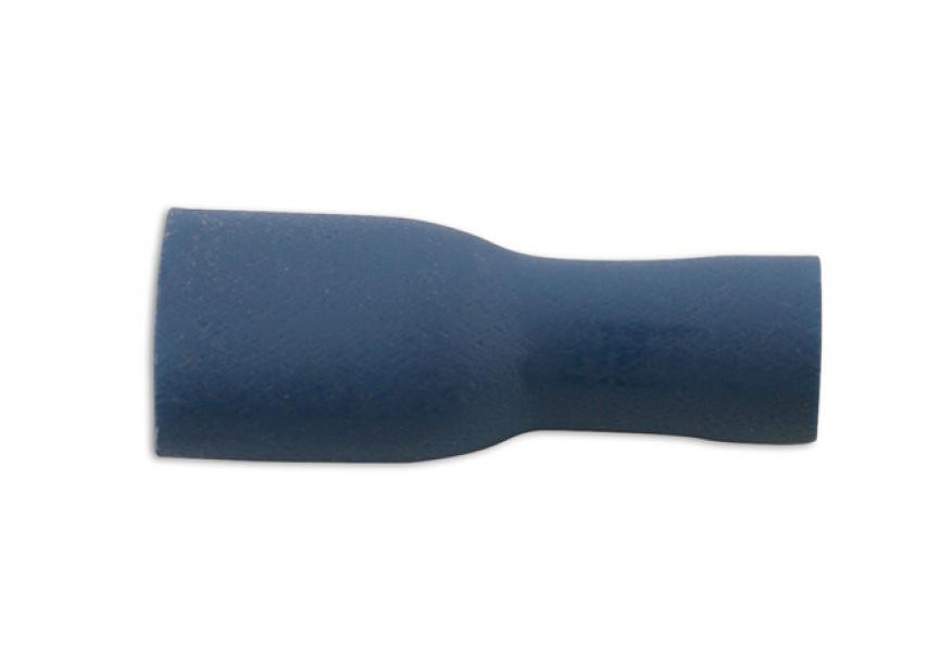 Kabelschoen blauw F Iso Push-On 4.8mm 100st